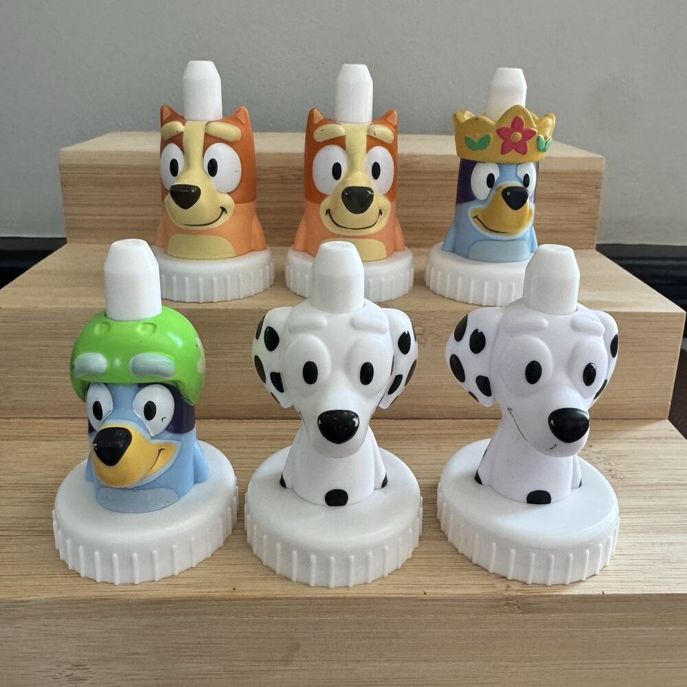 Good 2 Grow Toppers Bluey Bingo Chloe Lot Of 6